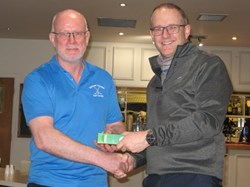 Tim takes the runner up prize