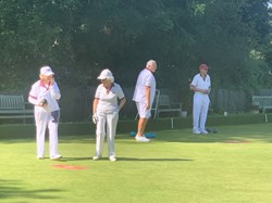 Club Finals 2025 Mens & Ladies Pairs in action