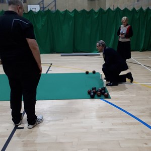 DDC Chairman David James taking this Bowls seeriously