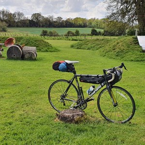Lands End to John O'Groats cycle by Steve Edwards to raise money for the park