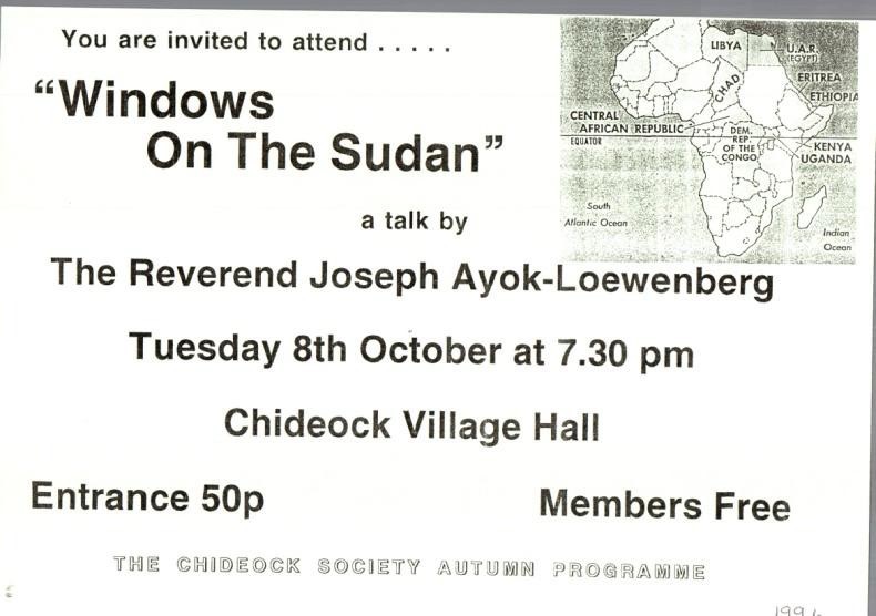Chideock Society Past Events