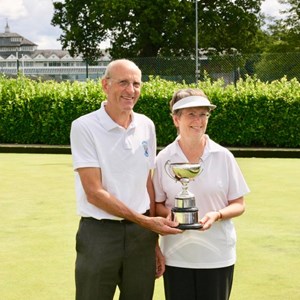 Gayle and Malcolm Hartley Winners Len Ellwood Pairs