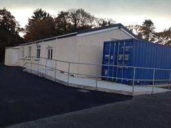 Side view with new disabled access