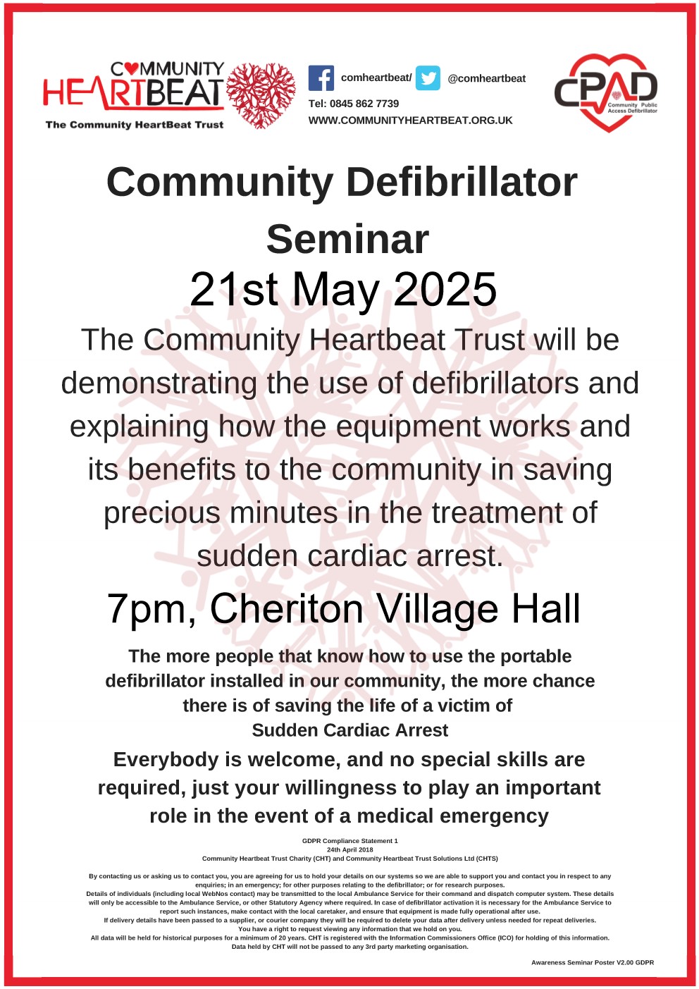 This has been organise by Cheriton Parish Council for the community This has been organise by Cheriton Parish Council for the community