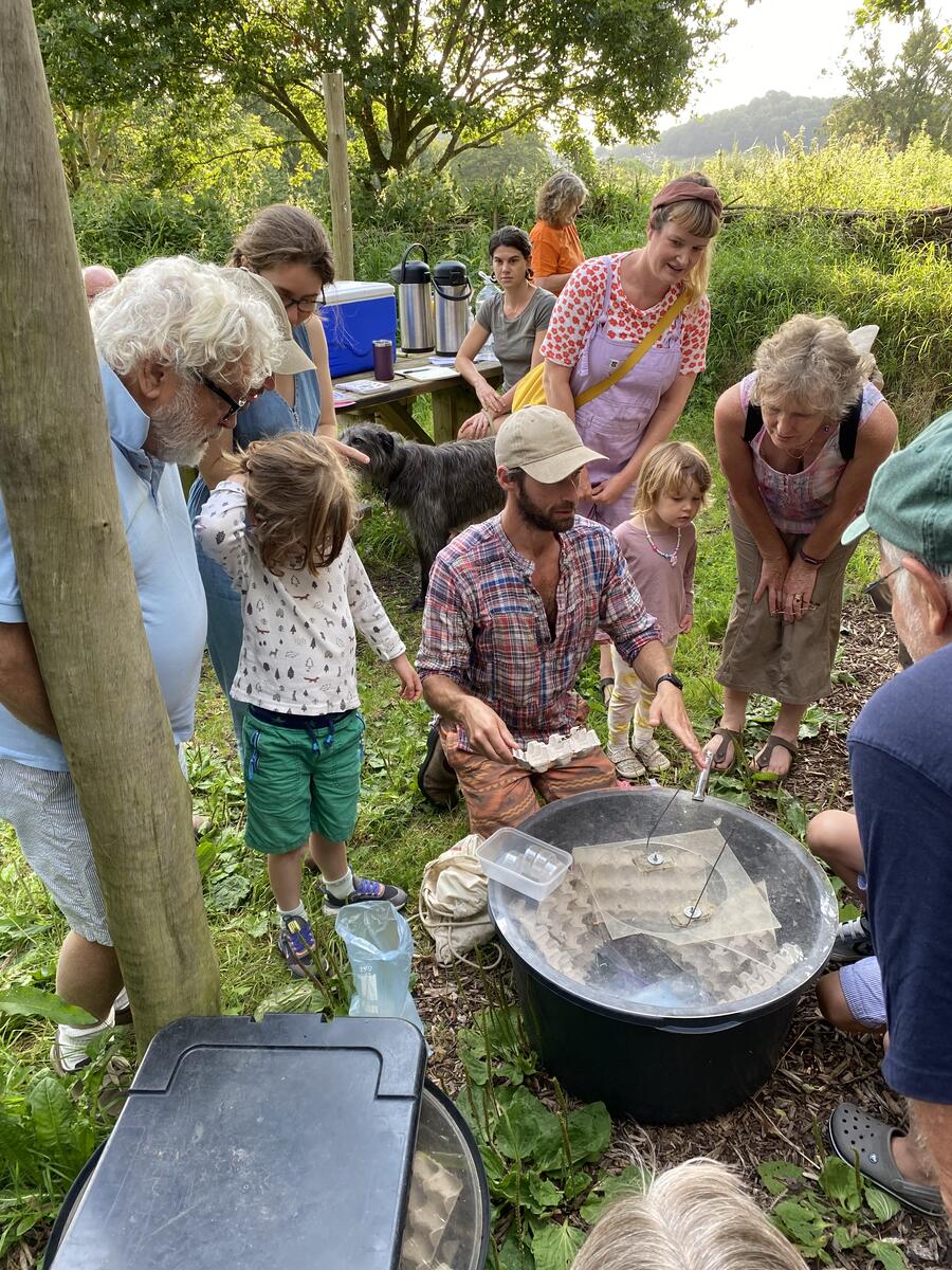 Moth recording event.