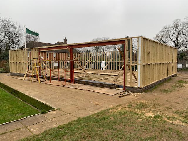 Wonersh Bowls Club Building Progress
