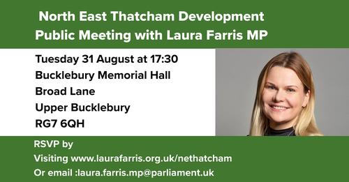 Bucklebury Parish Council Laura Farris' public meeting