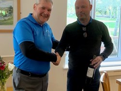 Barrie scores a remarkable 43 points to take the winners prize.  Handicap cut on it's way!