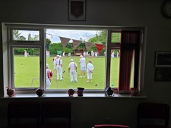 A view out to the green