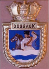 HMS Cossack ships badge