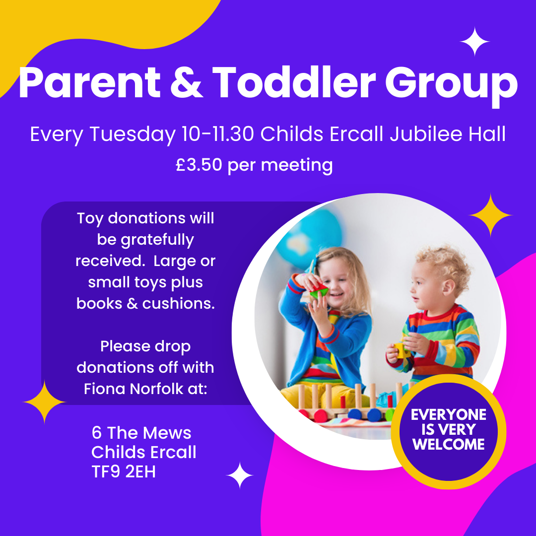 Childs Ercall Community Website Parent & Toddlers