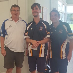 Gala runners up Jack, Perry and Darren