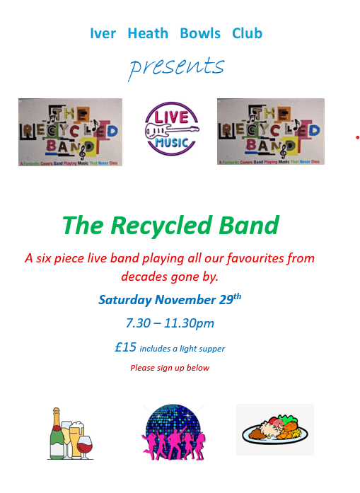 Iver Heath Bowls Club Winter season activities