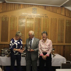 Ladies over 60s pairs - County winners