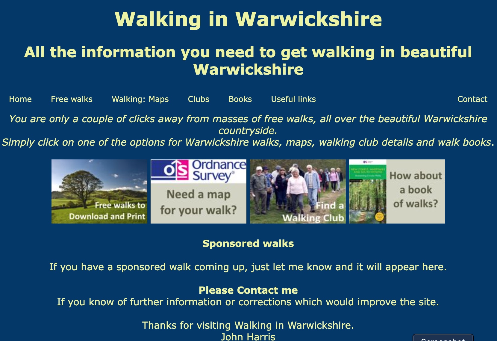 Sambourne Parish Council Walking in Warwickshire