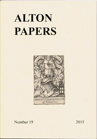 Alton Papers Alton Papers, no. 19