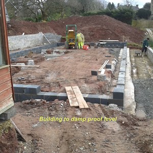 Footings and build start