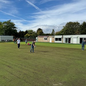 Work on the green
