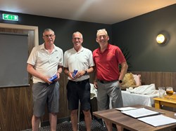 Terry and Steve the other winners of the captains lost ball challenge