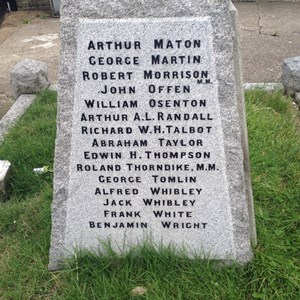 Cliffe Memorial Names 2