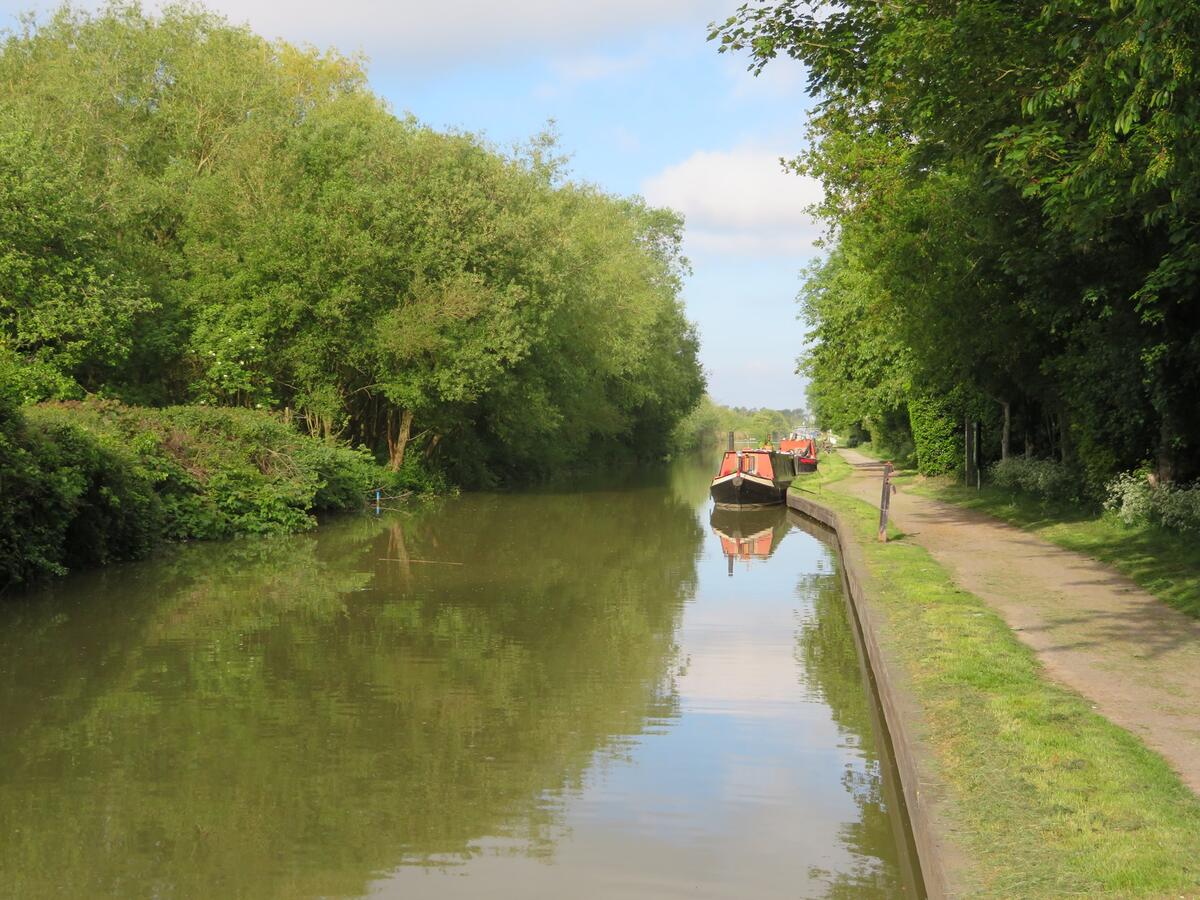 View of canal from Spout Lane Bridge