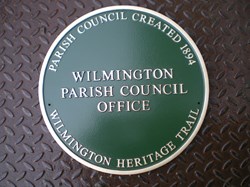Wilmington Parish Council Green Plaques