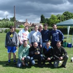 Victorious rounders team