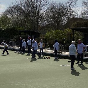 Friendly against Totton and Eling Bowls Club