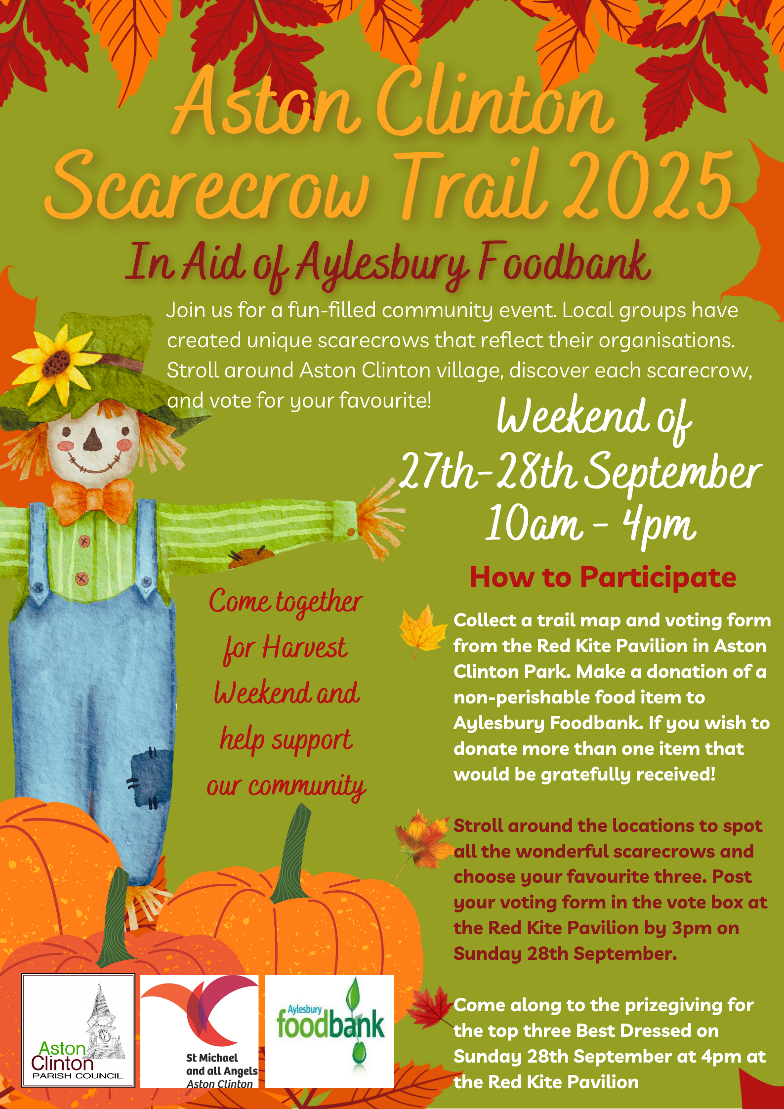 Scarecrow Trail event 2025 poster
