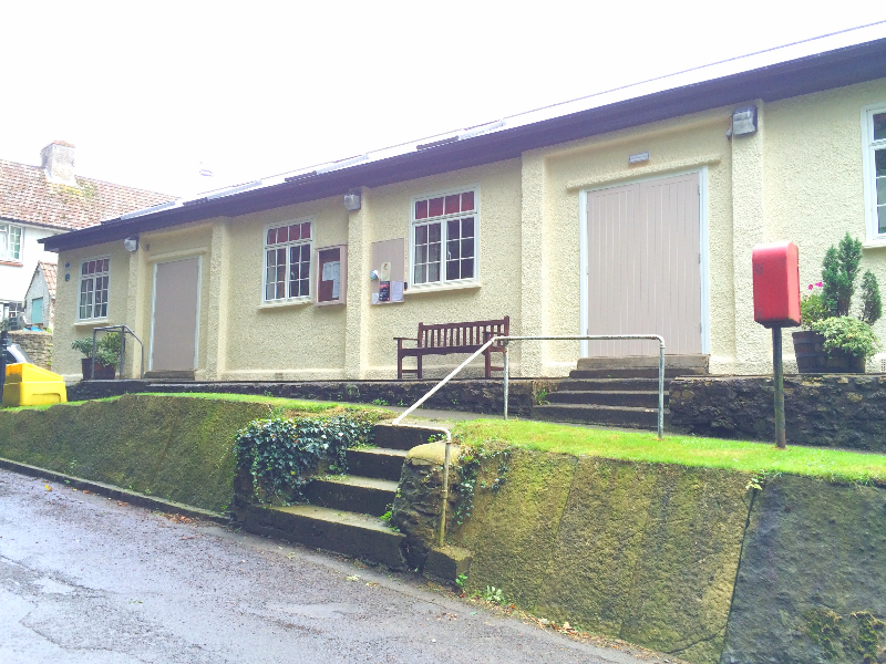 Village hall repainted