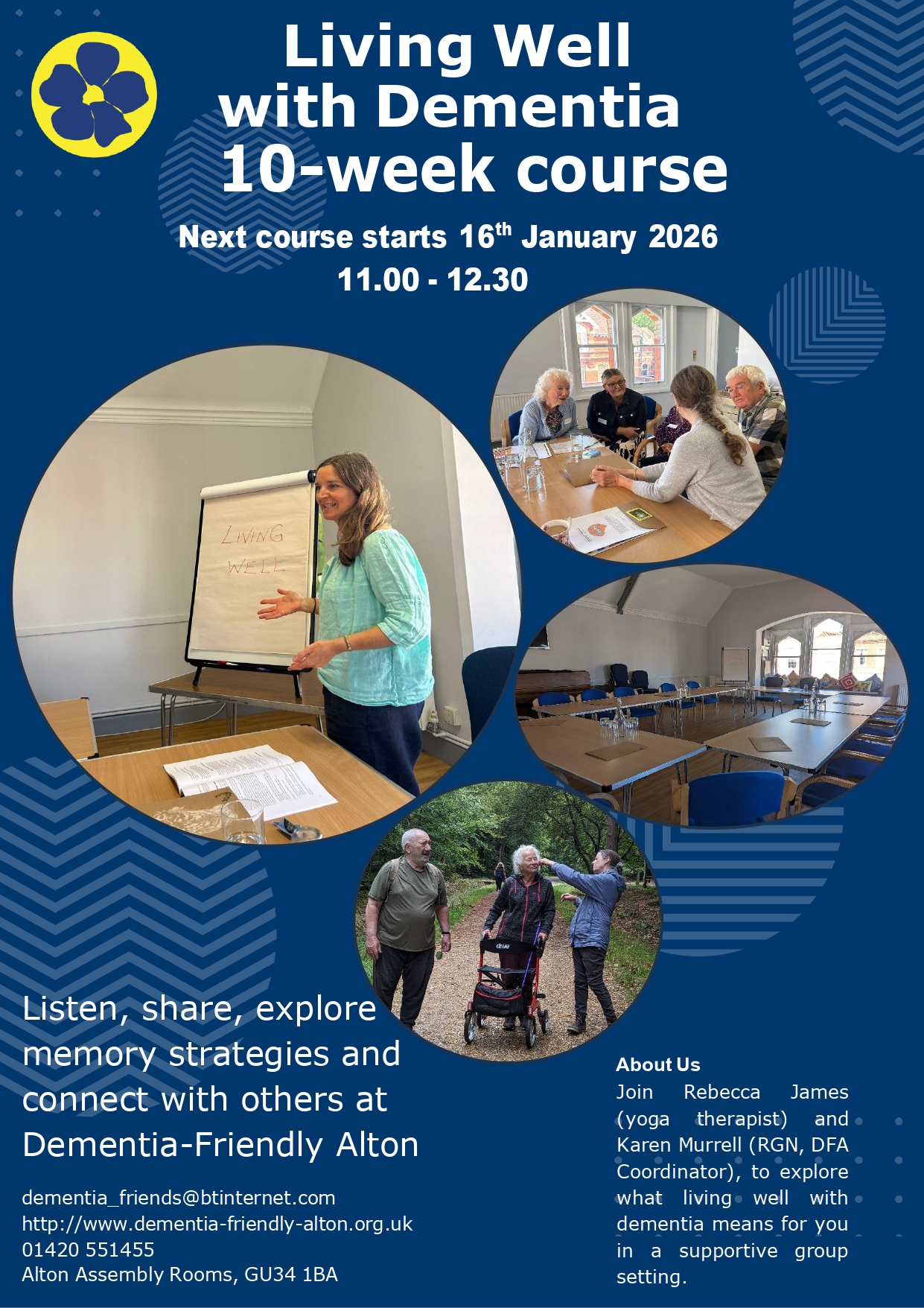 Dementia-friendly Alton Living Well Course