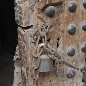 Detail on a gate