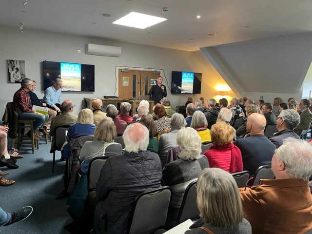 Ansty Village Centre was full to capacity with people attending the public meeting.