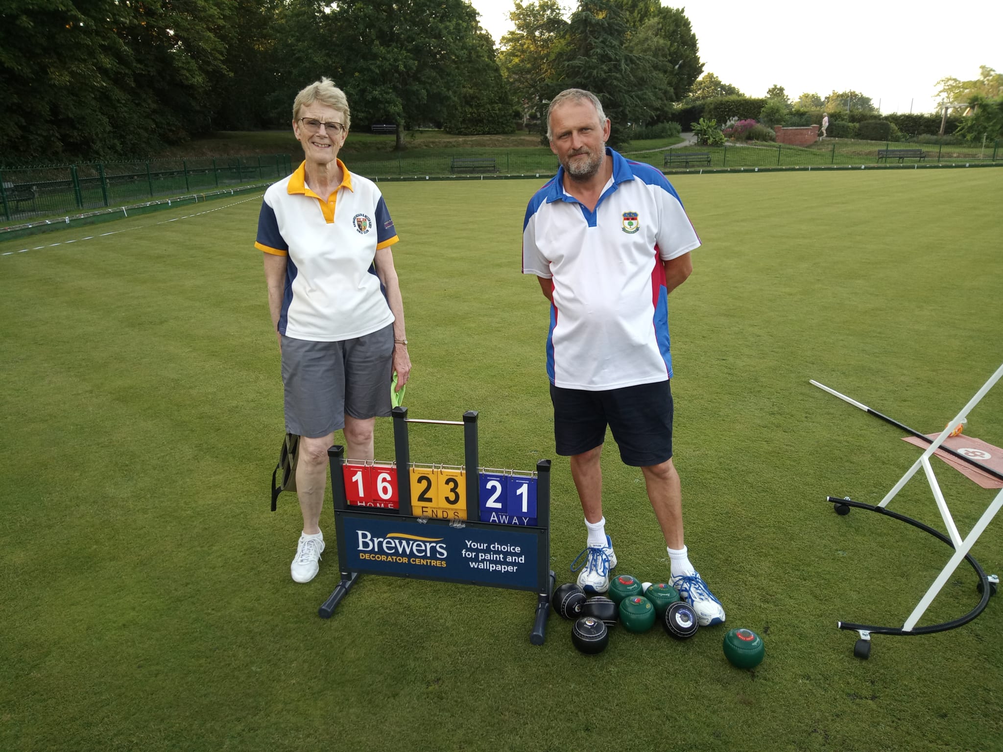 Linda bows out - but not without a fight (Photo: Peter Huntley)
