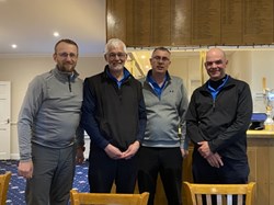 Bramble shambles winners Mike, Terry and Stephen