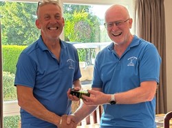 Nigel wins the nearest the pin with a massive 20 footer!