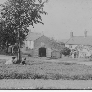 Cottages on East side of Village Green