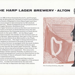 Memories of Alton, Hampshire The Harp Lager Brewery c1963 Memories of Alton, Hampshire The Harp Lager Brewery c1963