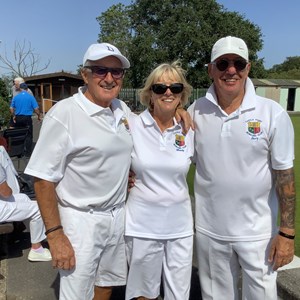 Dave Hall / Wendy Beasley / Gary Cooke - Club Triples winners