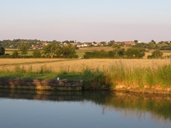 View of Seend Cleeve from Canal