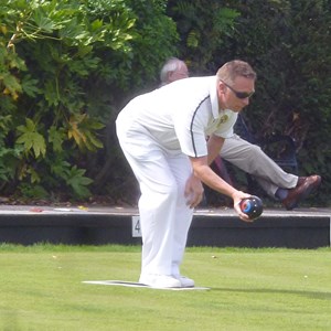 Steve Randell during the Semi-Finals of the P & D Pairs Competition held on Saturday 31st August 2019, which they subsequently went on to win. They lost out on the final. Hard luck lads, better luck next time.