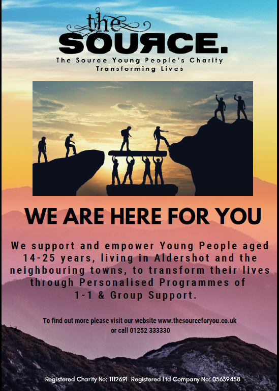  The Source Young People's Charity Personalised Support