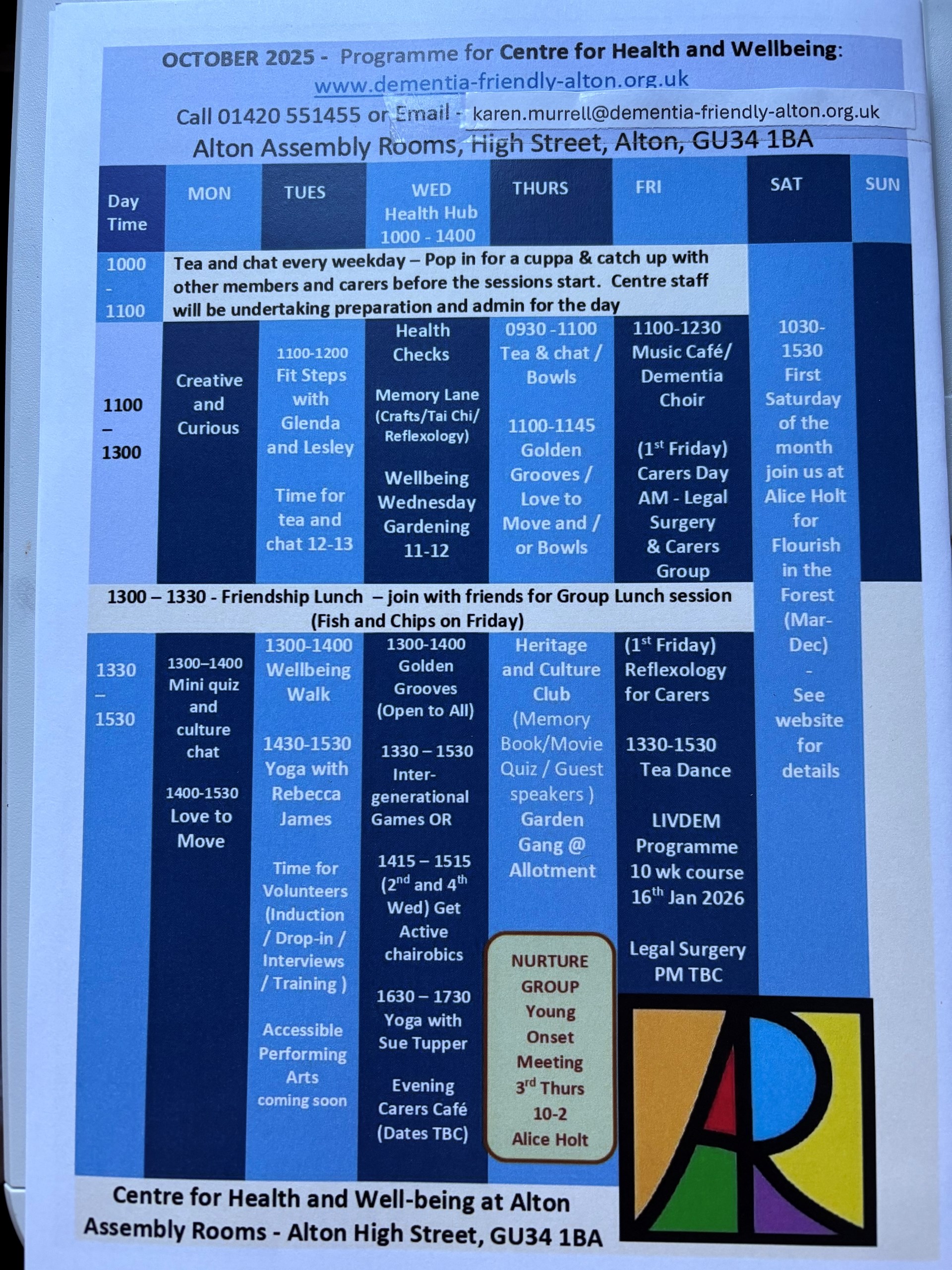 Dementia-friendly Alton Home