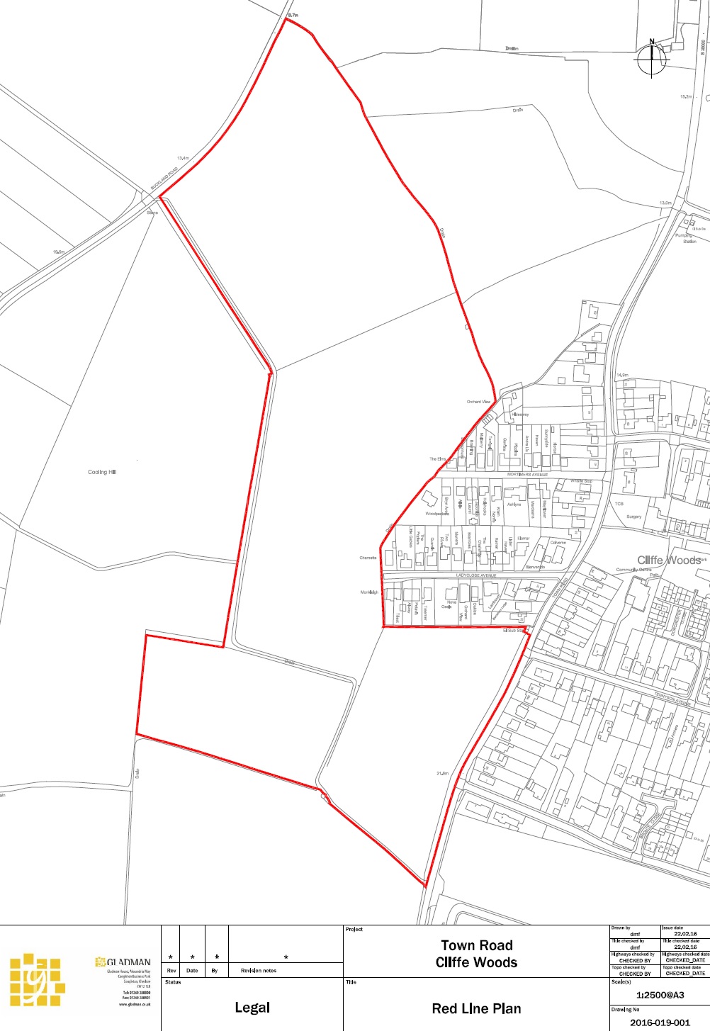 Cliffe and Cliffe Woods Parish Council West of Town Road Plans