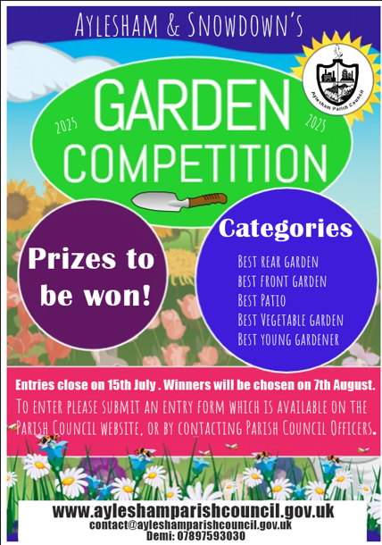 Aylesham Parish Council Garden Competition 2025 Aylesham Parish Council Garden Competition 2025