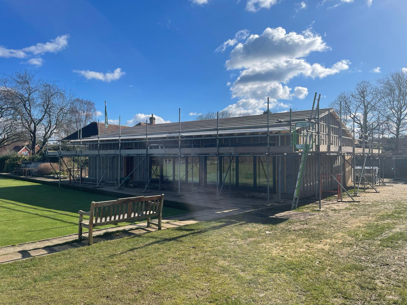 Wonersh Bowls Club Building Progress