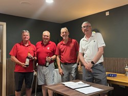 Richard and Barrie winners of the captains par three challenge