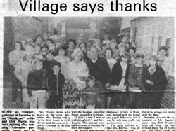 Dick & Flo Beattie Retire from the Village Shop - Bucks Herald 1985