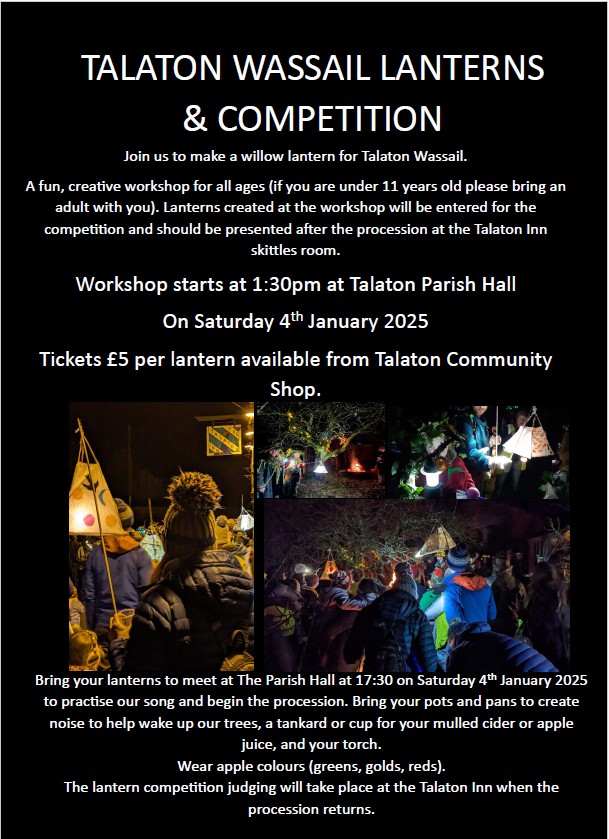 Talaton Parish Hall Wassail Lantern Making