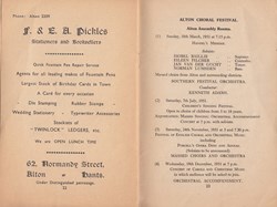 Memories of Alton, Hampshire Festival of Britain - Alton Events 1951